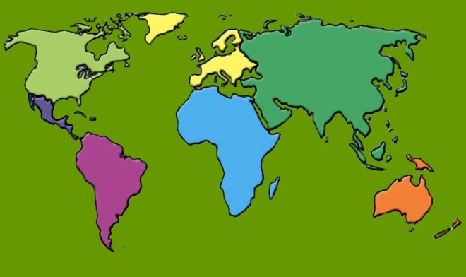 La produzione di Ortofrutta nel Mondo (Distribuzione per aree geografiche, esclusa la Cina Europa 17% Asia 45% Nord