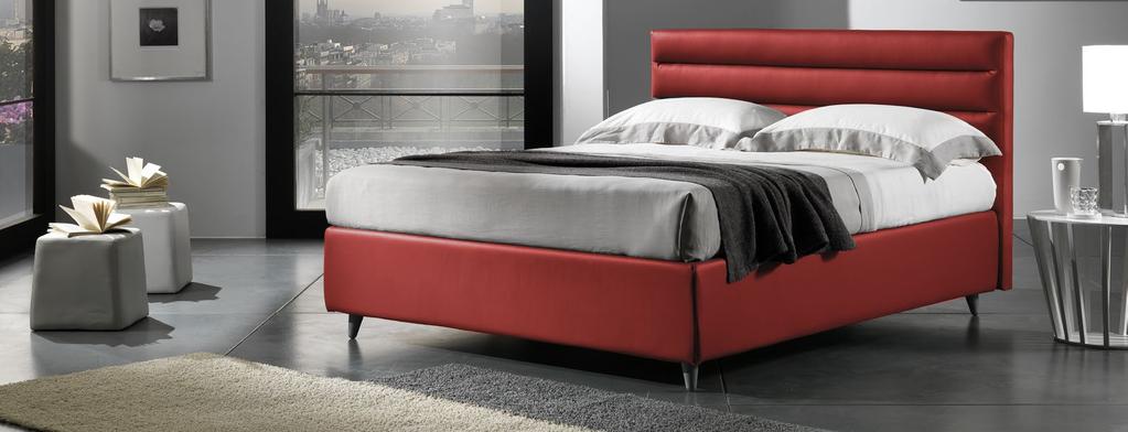 081 599 MELANIA Design moderno e materiali esclusivi Letto contenitore salvaspazio