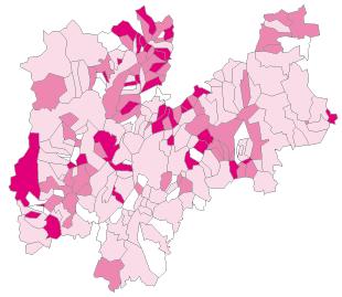 un analisi dinamica della popolazione residente in provincia di trento attraverso i censimenti Grafico 2.