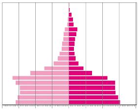 un analisi dinamica della popolazione residente in provincia di trento attraverso i censimenti Le piramidi per età, sesso e stato civile evidenziano in modo immediato buona parte degli aspetti sopra