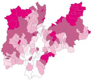 Grafico 1.1 - Altitudine del centro comu