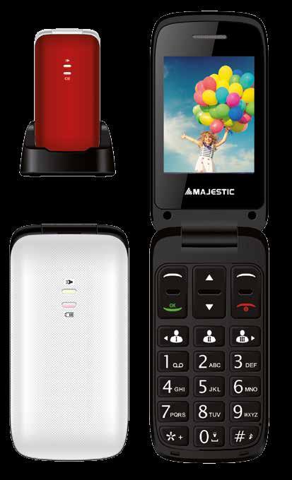 SENIOR PHONE TLF SILENO 40 FLIP SENIORPHONE CON DISPLAY TFT A COLORI FLIP ATTIVO PER RISPOSTA E FINE