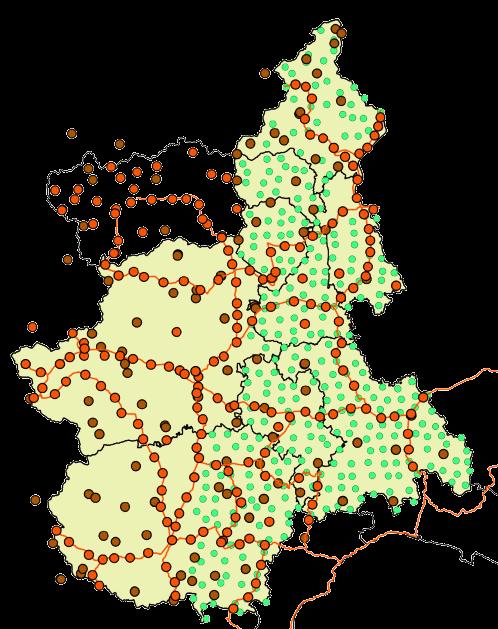 geodetica completamento del raffittimento a 7 km.