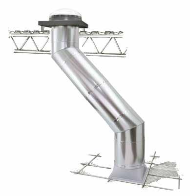 158 159 Tunnel solare Per l edilizia commerciale e industriale Per diffondere uniformemente la luce naturale all interno di edifici commerciali o industriali con tetto piano o poco inclinato.