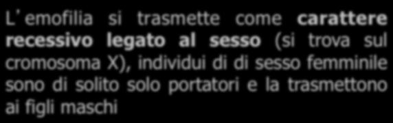 In seguito a ferite l emorragia non si arresta e si ha morte per dissanguamento.