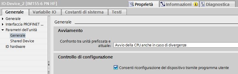 Controllo di configurazione (ampliamenti futuri) 9.