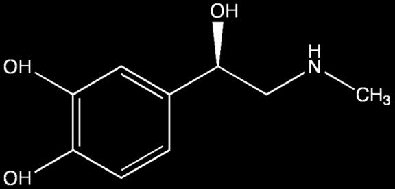 noradrenalina HO NH 2 NHCH