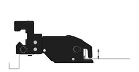 Pinze bloccaggio lamiera Locking sheet clamps Le pinze di bloccaggio oleo pneumatiche hanno una forza regolabile in base al materiale ed allo spessore da lavorare.