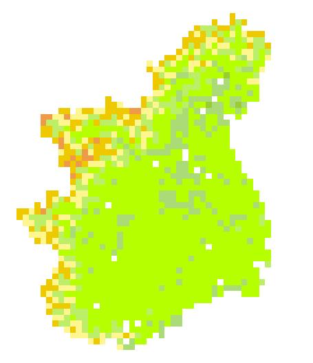 Fig. 109 - LST da Modis: a) 42-14, b) 43-11, c) 43-22 Fig.