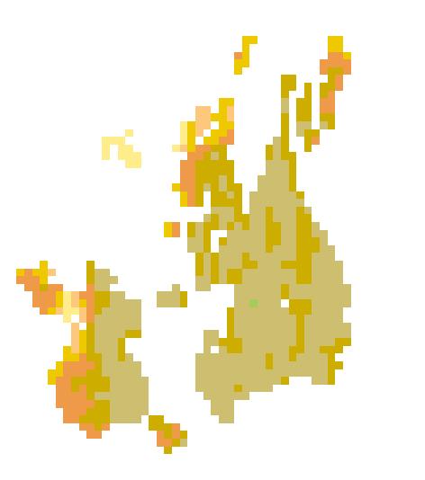 Fig. 120 - LST da Meteosat: a) 236-15, b) 237-12, c) 237-14 Fig.