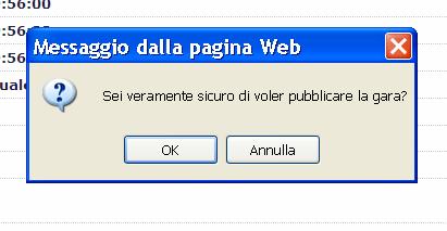 Nel caso l utente sia un buyer, cliccando su Invia la gara verrà inoltrata al responsabile, il quale potrà poi esaminare ed eventualmente modificare quanto preparato dal buyer e infine pubblicare la