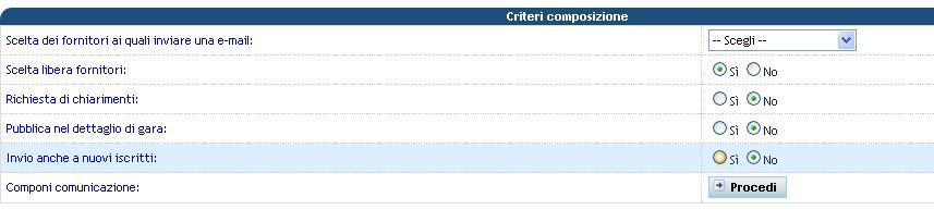 più fornitori ed eventualmente pubblicata sul sito Per allegare un file, premere Sfoglia nel riquadro nuovo allegato e, una volta selezionato il