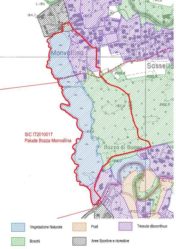 L uso del suolo Da quanto si evince dalla carta dell uso del suolo il territorio risulta in gran parte occupato da aree boscate e da vegetazione naturale lungo la fascia costiera.