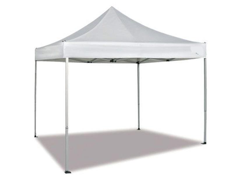 cod.172115 xfold 60sec xfold GAZEBO 3X3 folding 4 Gazebo Folding 3x3 m Struttura in alluminio quadrata 29x29/25x25 mm con traliccio centrale 22x10 mm Copertura in poliestere 300gr resinato bianco