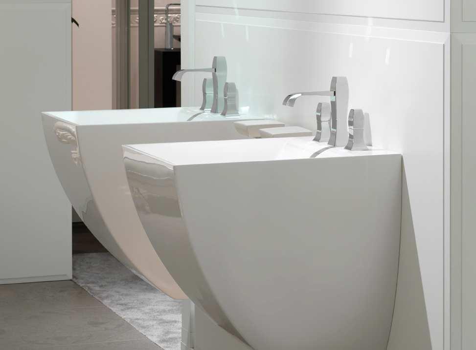 Ceramilux bianco. 450x450 mm Ceramilux white mirror.