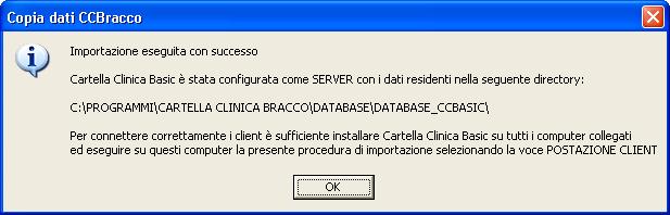 Premere SI per continuare, ed attendere la conclusione del processo, questo potrebbe richiedere alcuni minuti, ciò dipende dalla dimensione degli archivi da migrare e dalle prestazioni del sistema.