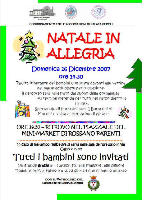 signore e mamme di Palata P. Venerdì 22/12/2006 Concerto di Natale nella chiesa di Palata P. del Coro Euridice di Casalecchio di Reno (BO).