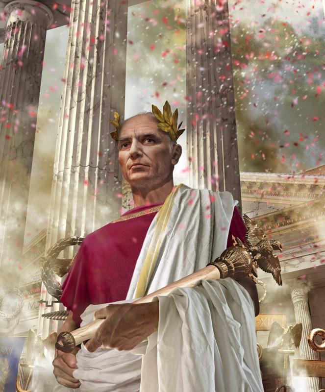 Il potere di Cesare Cesare a Roma mostra clemenza verso i nemici, propaganda ben orchestrata.