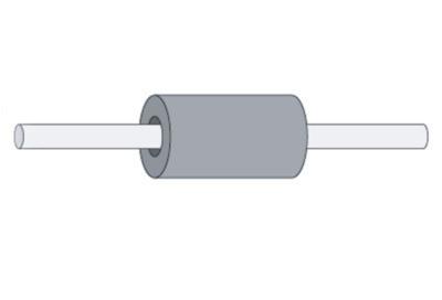 Disposizione morsettiere (vista posteriore) 15 14 13 12 11 10 Modulo Base IMPORTANTE: applicare sul cavo di alimentazione il filtro ferrite contenuto nella confezione della Protezione di Interfaccia