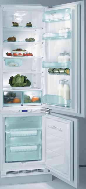 per il frigorifero Sistema di raffreddamento statico per il freezer 4 ripiani in vetro 2 bacinelle ghiaccio Ice Care Nuove cerniere autoportanti ZDR 330 (IX)/HA Kit ante inox Experience per combinati