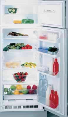 Classe d efficienza: A + Sistema di raffreddamento statico per il frigorifero Sistema di raffreddamento statico per il freezer BSZ 2332 Capacità totale: 201 litri (183 lt frigo + 18 lt congelatore 1)