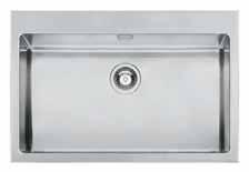 8017709208981 Estetica Mira Acciaio inox AISI304 spazzolato Bordo 4 mm Vasca raggiata Raggio angolare vasca: 15 mm Dimensioni vasca: 710 x 400 x 200 mm Comando salterello singolo squadrato 2