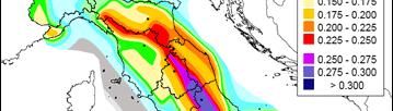 accelerazione massima del suolo a