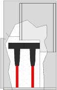 5 KV - 630A Sconnettibili, con bullone per connessioni di cavi con isolamento estruso di sezione da 35 a 630mmq.