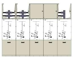 Accessories - Coupling and sealing Kit up to 1250A Accessori - Kit Accoppiamento e sigillatura fino a 1250A With the insulated screened upper busbar system, it is possible to couple TPR6 units from