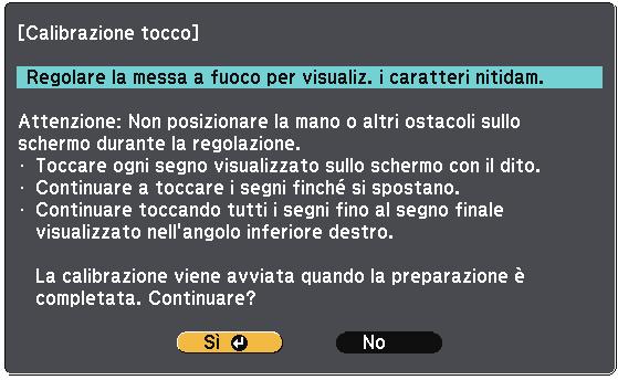 e Se necessrio, regolre l mess fuoco prendo il coperchio del filtro dell'ri sul lto del proiettore e fcendo scorrere l lev di