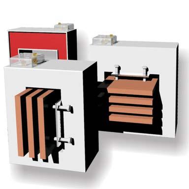 2 Modello Model barra orizzontale horizontal busbar barra verticale vertical busbar Dimensioni - Dimensions Fig.