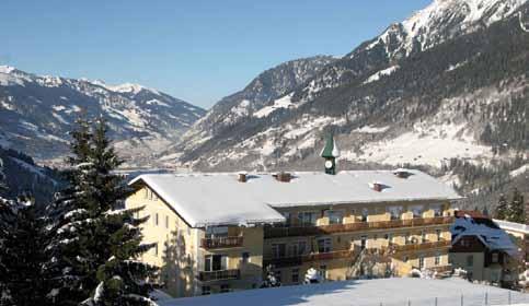 BAD GASTEIN KUR-UND FERIENHOTEL HELENENBURG VOR Položaj: 15-20 minuta pješice do središta mjesta Udaljenost od žičare: izravno na žičari Graukogel Opremljenost hotela: odlagalište za skije,