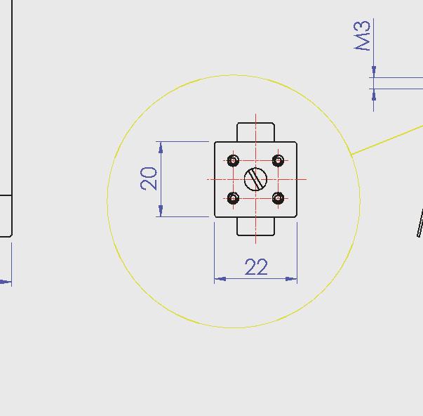 Serracavo / Terminal screw 20 60 M3 22