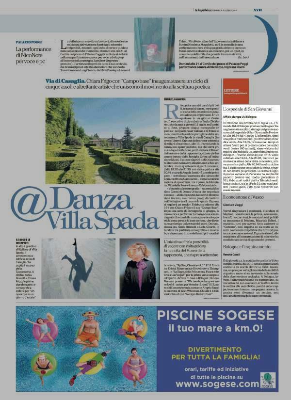 9 luglio 2017 Pagina 16 La Repubblica (ed. Bologna) Sanità e so