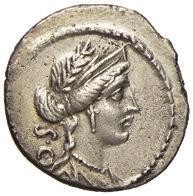 266. P. LICINIUS CRASSUS M.F. (55 a.c.