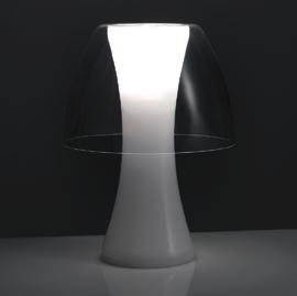 verniciato Bianco dimensioni lampada cm H.47 x Ø.44 predisposta per nr.