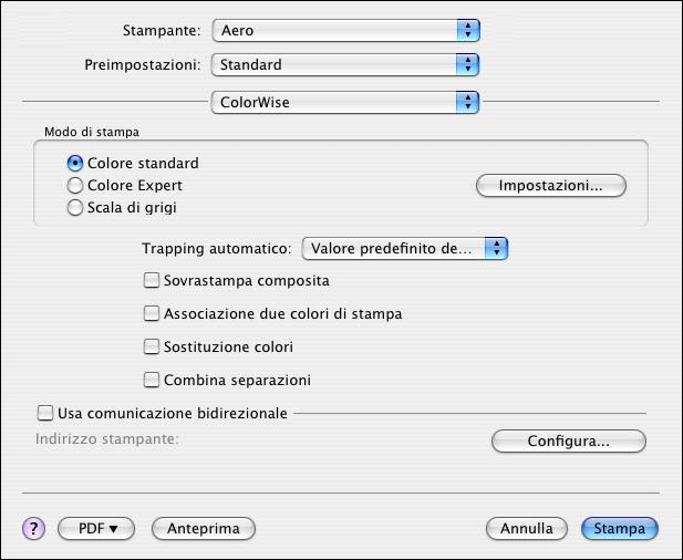 STAMPA DA COMPUTER MAC OS X 22 8 Immettere le informazioni nei campi Note 1 e Note 2.