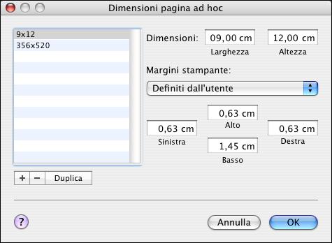 STAMPA DA COMPUTER MAC OS X 27 PER DEFINIRE UN FORMATO PAGINA PERSONALIZZATO SU MAC OS X V10.4 1 Selezionare Formato di stampa (o Imposta pagina) dal menu File (o Archivio) dell applicazione.