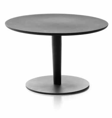 Simple and practical, these small round coffee tables with an extremely essential and minimalist design