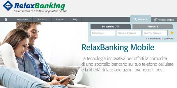 merito a tutte le iniziative promosse. www.relaxbanking.