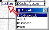 Applica il colore al bordo del controllo Modifica lo spessore del bordo del controllo Modifica l'aspetto del controllo (ombra, 3D, ecc) Barra casella degli strumenti Barra casella degli strumenti