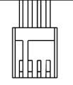 X 1 8(6+2)-pin PCI-E Cablaggio diretto Cablaggio diretto 1 X 1 6-pin PCI-E