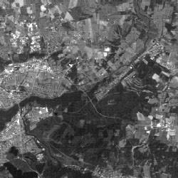 LANDSAT channel 1 0.45-0.55 micrometres, corresponding to blue in the visible light range.