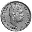 1, 145 e 143 AG Lotto di 3 monete SPL FDC 60 958 50 Centavos 1870 e 25 Centavos 1885 - Kr.