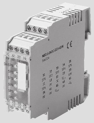 Regolatori di pressione proporzionali MPPE/VPPE/MPPES Accessori Modulo di valore nominale MPZ -P- Tensione 20 30 V cc Funzione Generazione di 6+1 segnali analogici di riferimento per i regolatori di