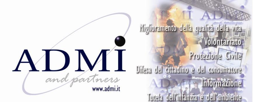 Nata per tutti Tutti i Cittadini possono aderire all A.D.M.I. and ; L iscrizione vale 12 mesi dal momento dell adesione; Il costo della tessera servizi è di 15 ; Per i Soci Volontari il costo è di 25.