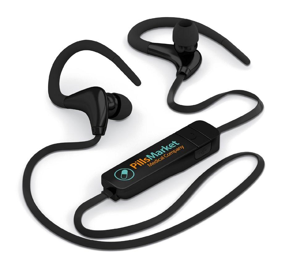Audio Auricolari Sport senza fili Auricolari in ear senza fili Bluetooth Prodotto pensato per lo sport, è dotato di un gancio da passare intorno all orecchio per una perfetta stabilità Bluetooth 2.