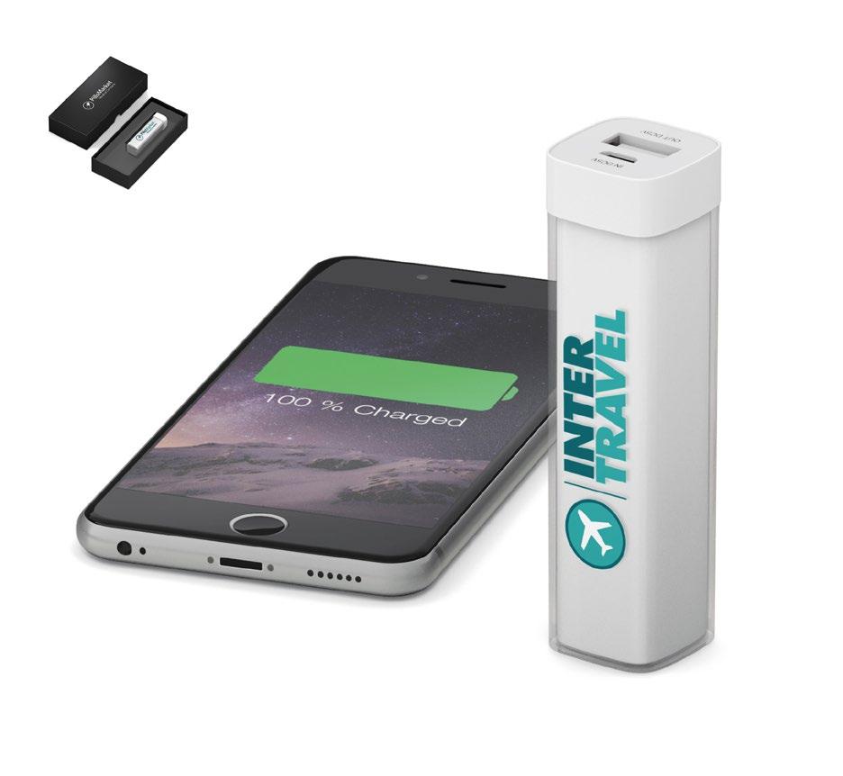 Energia portatile Batteria USB Versa Niente più batterie scariche Batteria USB dotata di una batteria litio-ionio per ricaricare il telefono quando si desidera e ovunque ci si trovi Potenza 1A, 2200