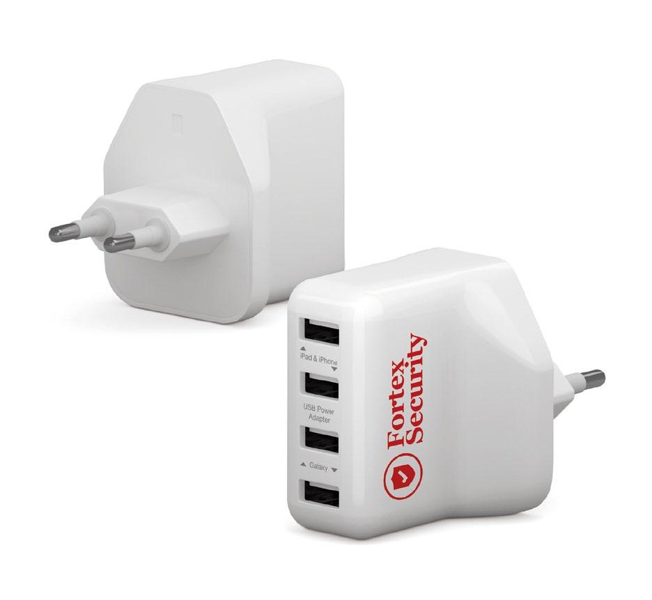 Energia portatile ricarica intelligente MULTIPRESA USB INTELLIGENTE XL Da oggi potrai ricaricare più dispositivi grazie alla multipresa USB Ricarica fino a 4 dispositivi simultaneamente Compatibile