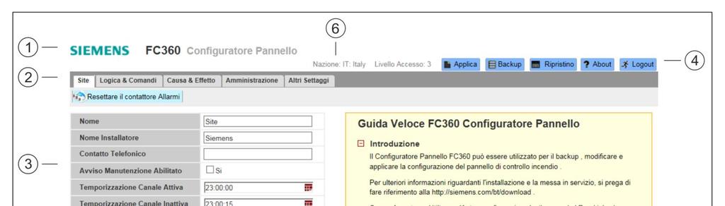 4 GUI Panoramica della finestra del programma 4 GUI 4.